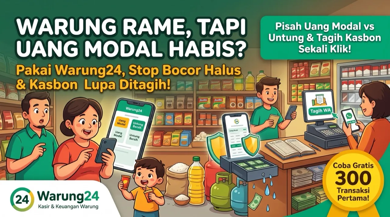 Warung Rame Terus Tiap Hari, Tapi Pas Mau Kulakan Kok Uangnya Kurang?